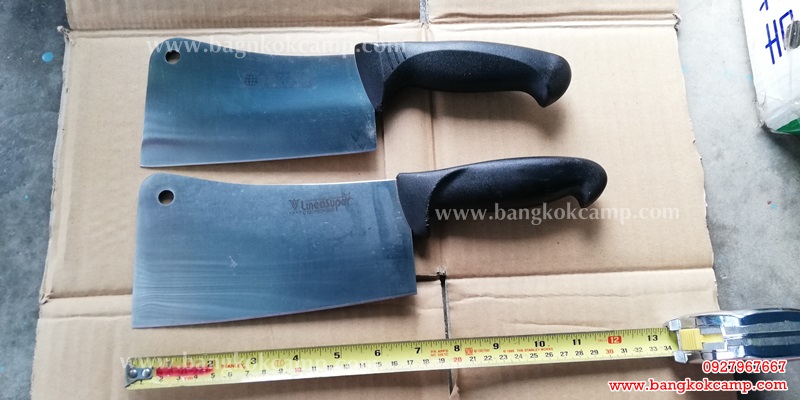 มีดสับ มีดปังตอ ใบวัสดุุ INOX น้ำหนักกำลังดี (ใบ6.25นิ้ว)