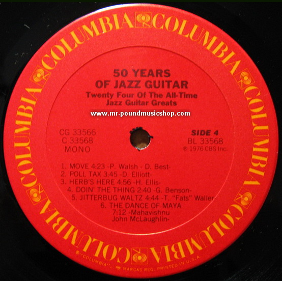 Various Artists - 50 Years Of Jazz Guitar