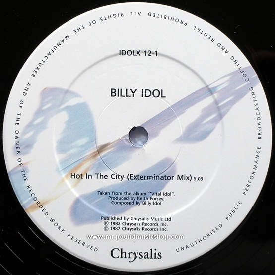 Billy Idol - Hot In The City