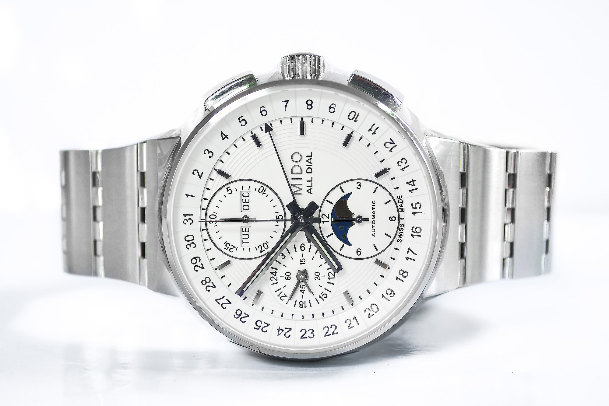NEW:MIDO ALL DIAL moonphase cronograph M8361.4.11.1