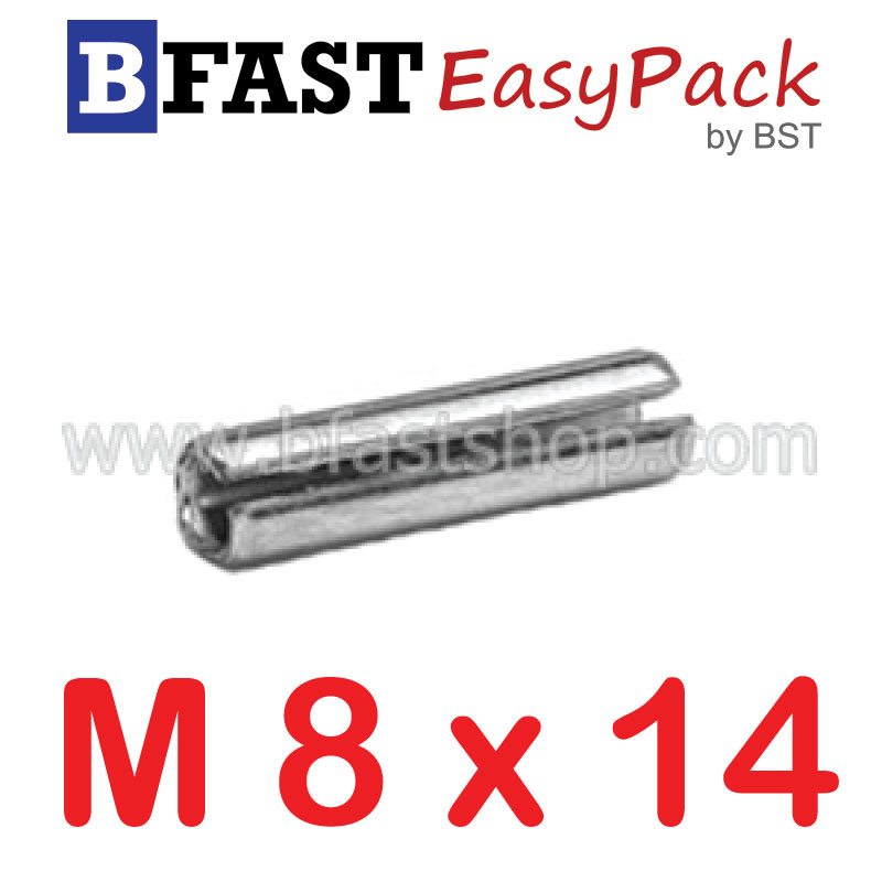 ปิ๊นตะกุดสแตนเลส SUS M8 x 14 (1 ตัว/ถุง)