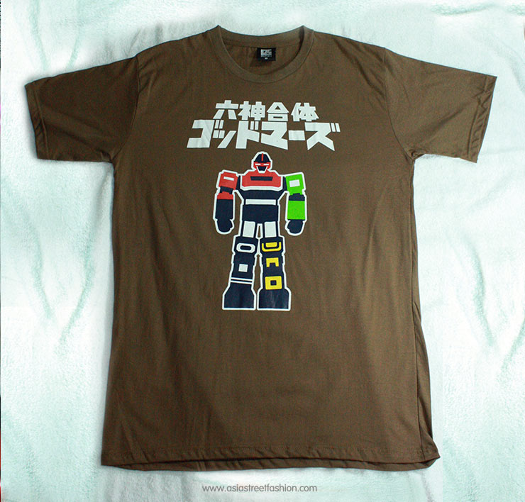 T-Shirt เสื้อยืดกันดั้ม ก็อดมาร์ส Godmars สุดเท่ห์ สีน้ำตาล จากร้าน GUNZU !!โปรโมชั่น