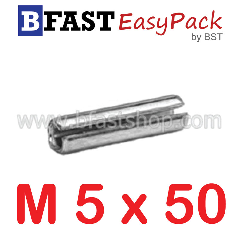 ปิ๊นตะกุดสแตนเลส SUS M5 x 50 (3 ตัว/ถุง)