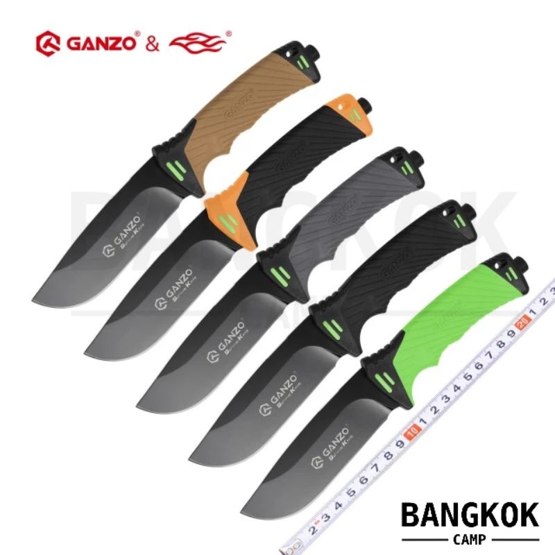 มีดเดินป่า Ganzo G-8012 ของแท้ (5สี)