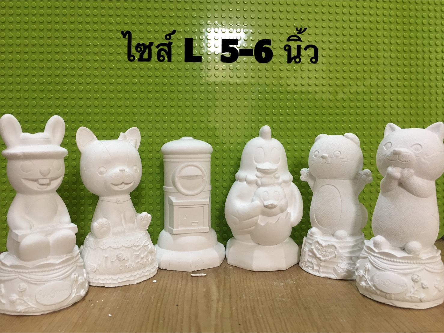 ตุ๊กตาปูนตัวตันไซส์ L 5-6 นิ้ว (ขั้นต่ำ 40 ตัว ค่าส่งเคอรี่ 155 บาท)