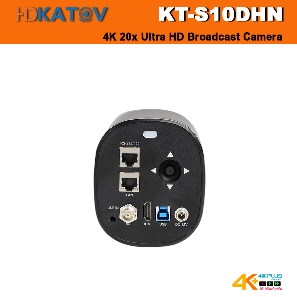 HDKATOV KT-S10DHN 4K 20x Ultra HD Broadcast Camera