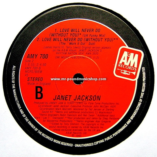 Janet Jackson - Love Will Never Do (Without You)