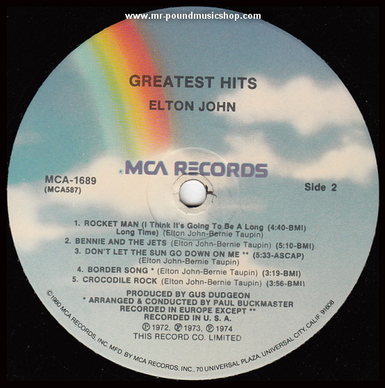 Elton John - Greatest Hits
