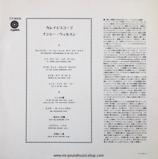 Nancy Wilson - Kaleidoscope