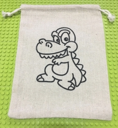 ถุงผ้าระบายสี จระเข้ 1 20- Eco Bag croc 1 20