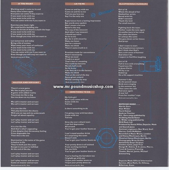 Depeche Mode - Some Great Reward