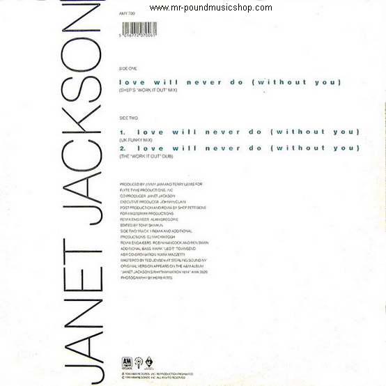 Janet Jackson - Love Will Never Do (Without You)