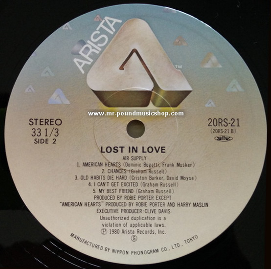 Air Supply - Lost in Love / The One That You Love