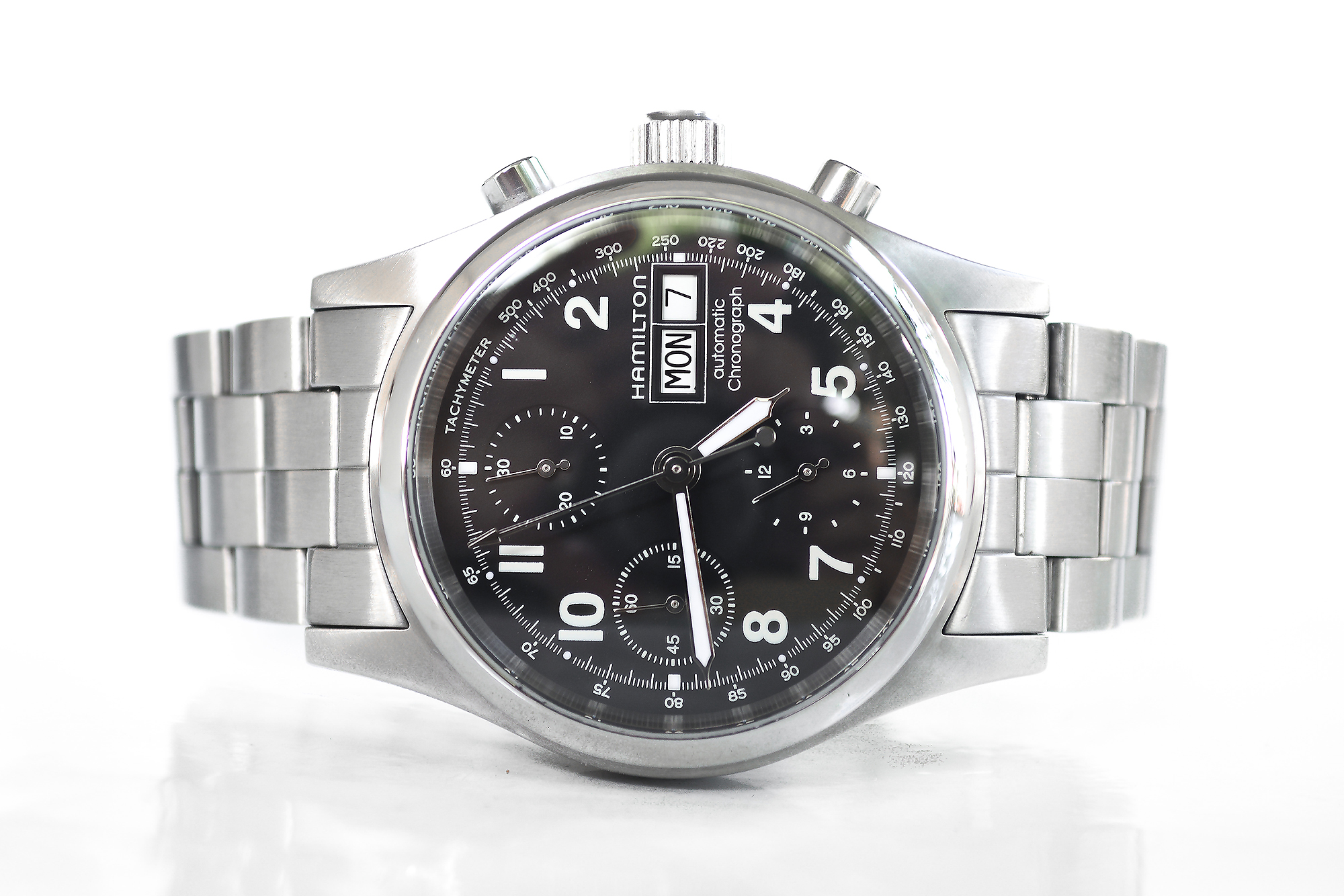 Hamilton Automatic Chronograph หน้าดำ (Sold)