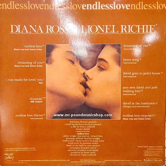 Various Artists - Endless Love Original Motion Picture Sountrack