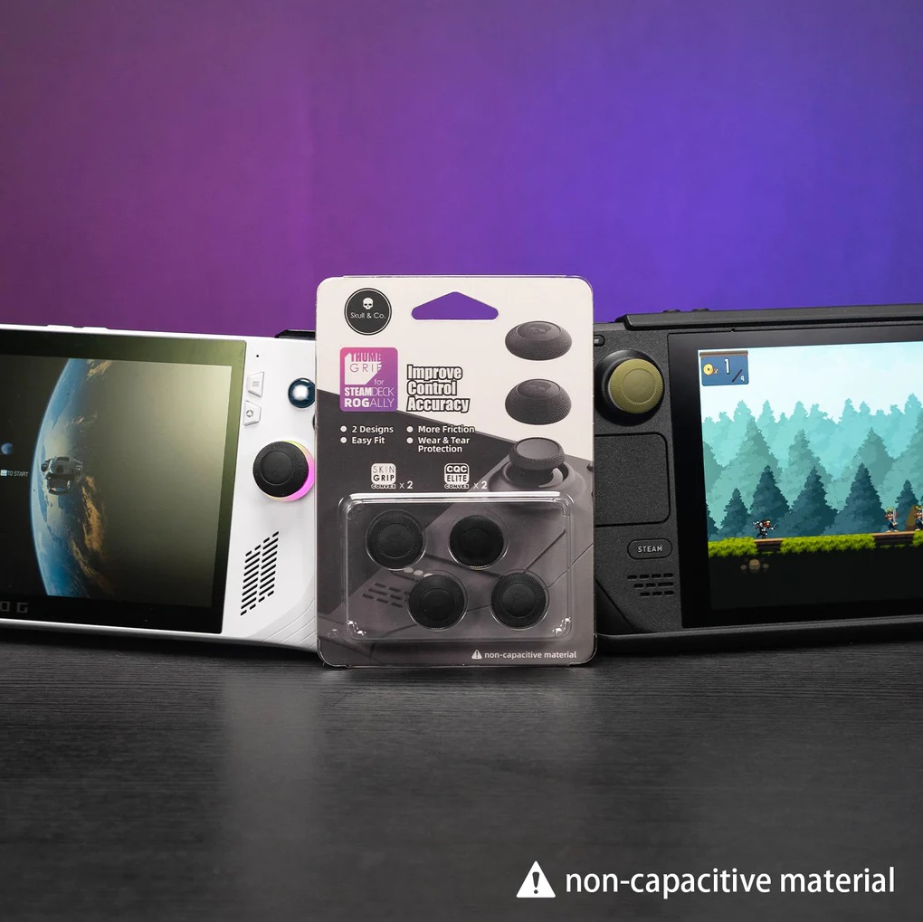Skull & Co. Thumb Grip Set ROG Ally AllyX Steam Deck(แพ็ค 2-3 คู่)