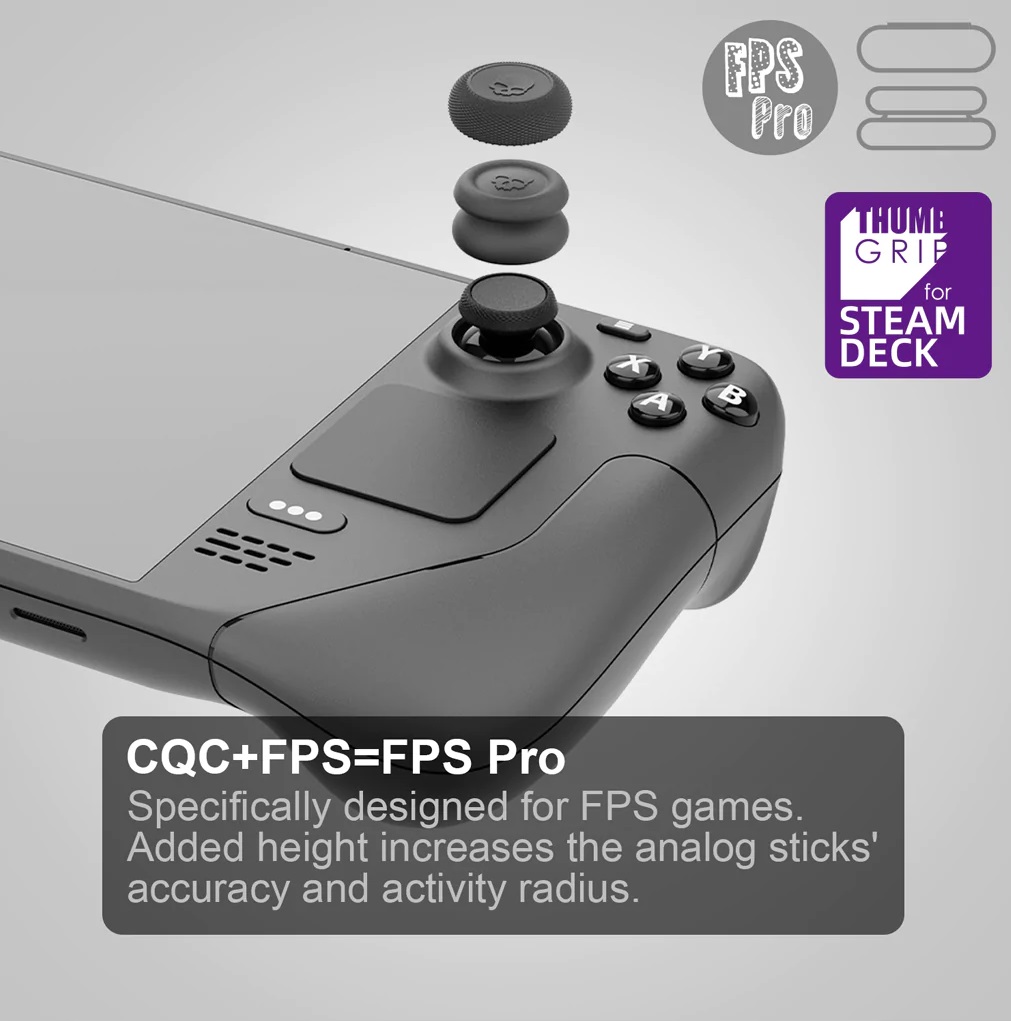 Skull & Co. Thumb Grip Set ROG Ally AllyX Steam Deck(แพ็ค 2-3 คู่)