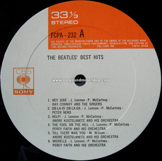 Various Artists - The Beatle's Best Hits