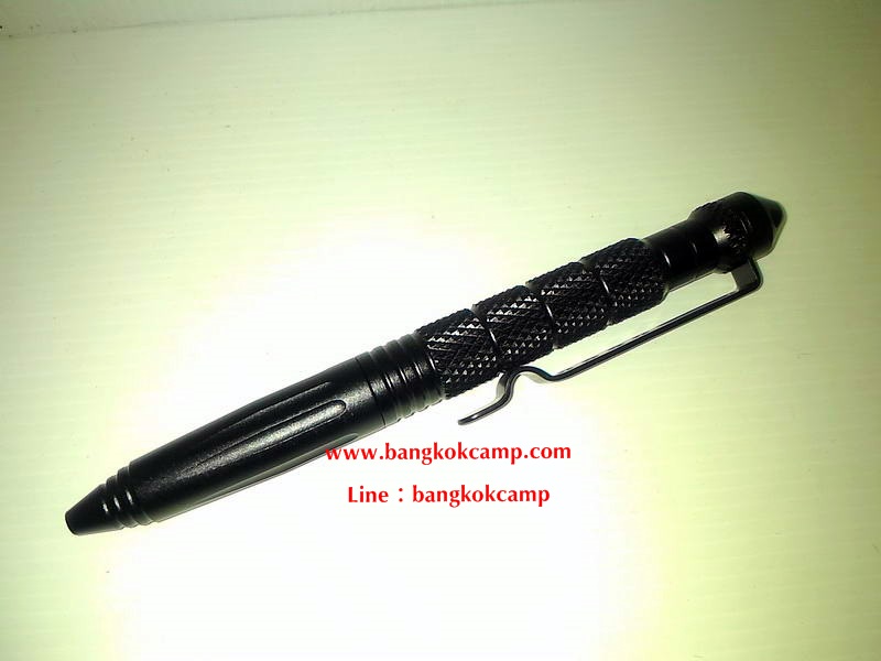 ปากกาต่อสู้ ปากกาแทคนิคอล Tactical Pen ปลายกระแทกกระจกได้ ระบบหมุนเปิด-ปิดหัวปากกา