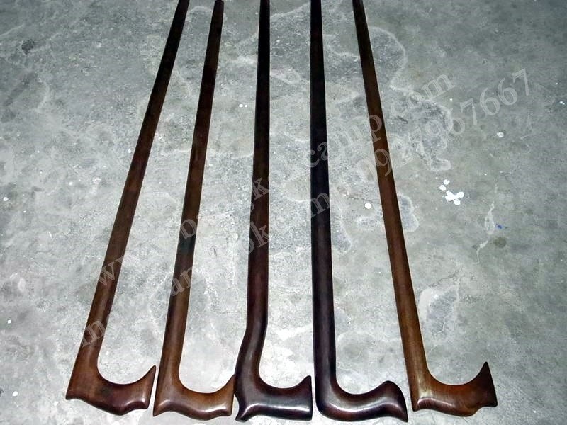 ไม้เท้า ไม้มะค่า (ชุด3)