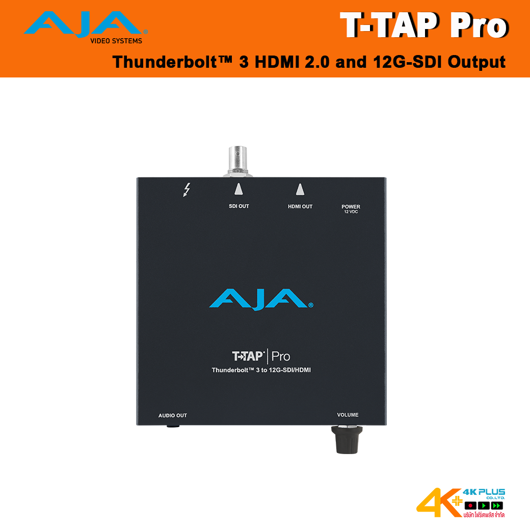 AJA T-TAP Pro Thunderbolt 3 HDMI 2.0 and 12G-SDI Output
