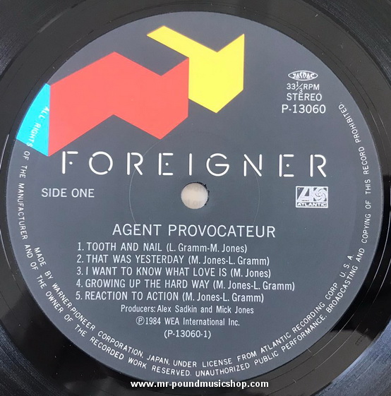 Foreigner - Agent Provocateur