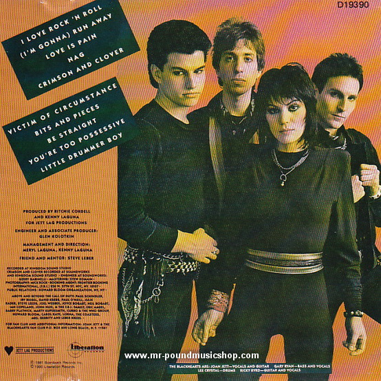 Joan Jett And The Blackhearts - I Love Rock 'n' Roll