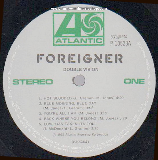 Foreigner - Double Vision