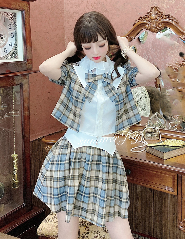 Summer Joy : พรีออเดอร์ ชุดแฟชั่น JK น่ารักๆ สไตล์ญี่ปุ่น (ราคาแยกชิ้น) แบรนด์แท้