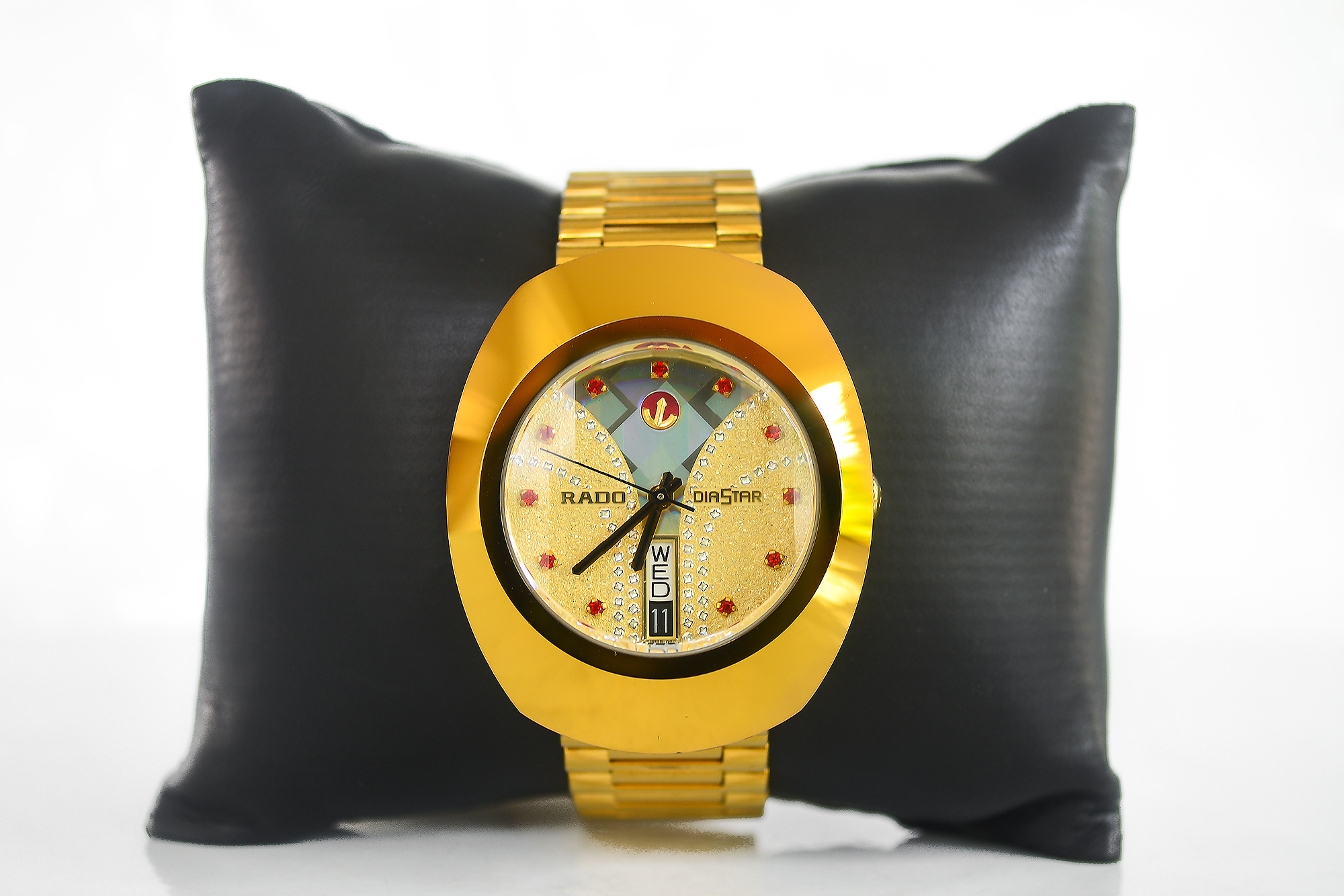 Rado Diastar เรือนทอง หน้าน้ำพุ พลอยแดง รุ่นใหม่ (Sold)