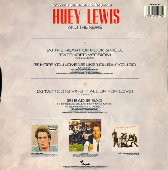 Huey Lewis And The News - The Heart Of Rock & Roll
