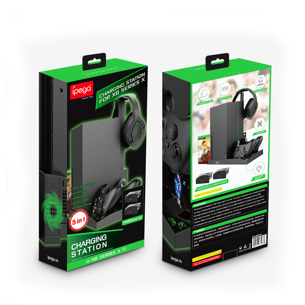 Ipega 5 in 1 Charging Station for Xbox Series X แบต 2 ก้อน