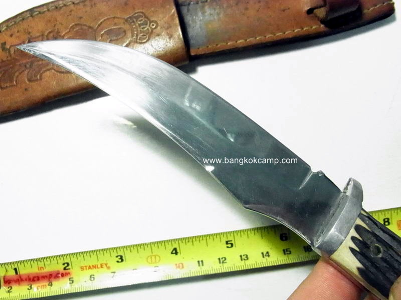 มีดพกอังกฤษ Queen Steel #77 Made in ENGLAND เก่าเก็บ (Vintage solingen knife) สภาพสมบูรณ์ หายาก