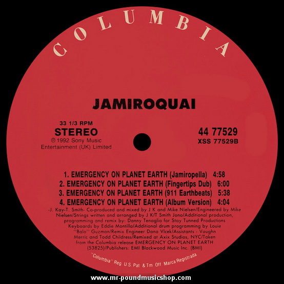 Jamiroquai - Emergency On Planet Earth (Danny Tenaglia Remixes)