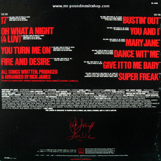 Rick James - Reflections