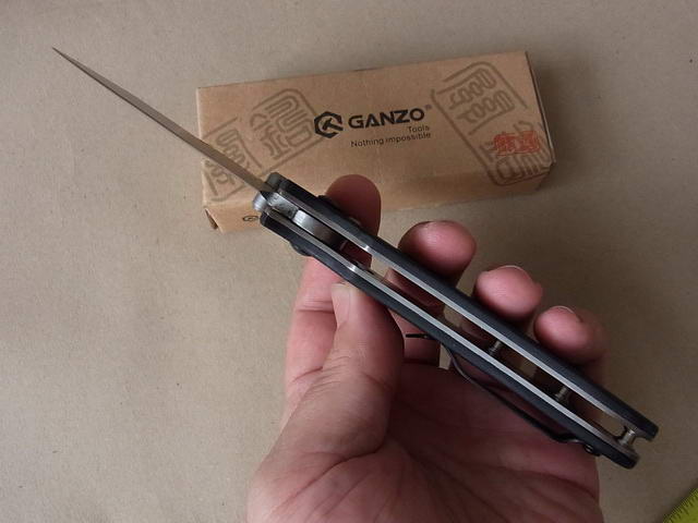 มีด GANZO ใบมีด440 G704-B