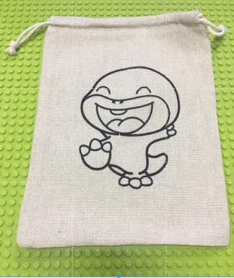 ถุงผ้าระบายสี ไดโน 19- Eco Bag Dino 19
