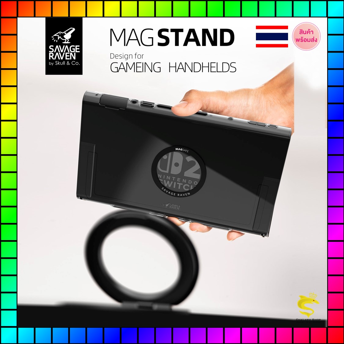 Savage Raven by Skull & Co.MagStand Magnetic Ultra - Thin Ring Stand