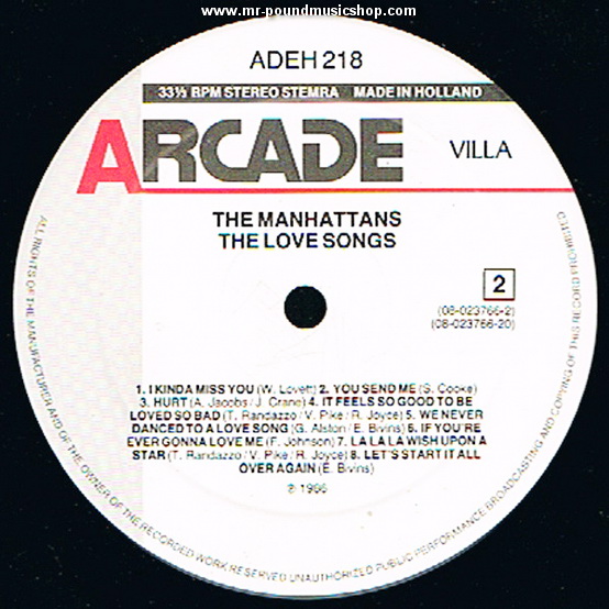 The Manhattans - The Love Songs