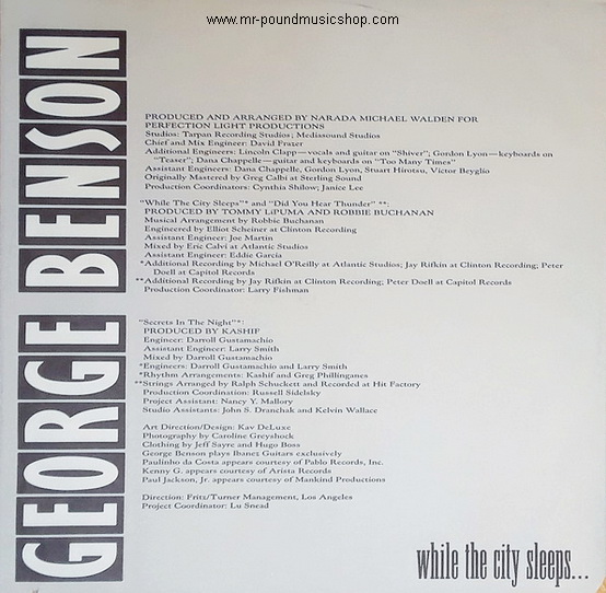 George Benson - While The City Sleeps...