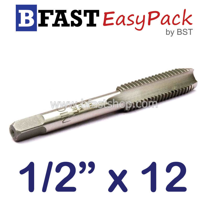 ดอกต๊าปเกลียว 1/2" x 12 (3 ดอก/กล่อง)