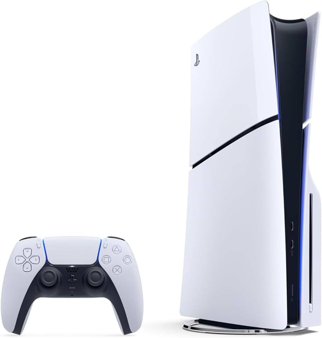 PS5 Slim รุ่นใส่แผ่น สติกเกอร์ติดเครือง+จอย ไวนิลไม่ทิ้งคราบกาว (ลิ้ง2)
