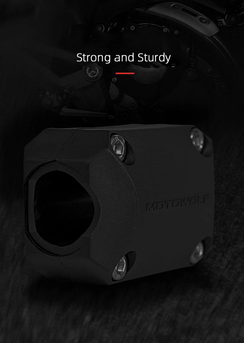 MOTOWOLF MDL3701 - ประกับ กันล้มแคชบาร์ กันรอยแคชบาร์ ของแท้ 100%