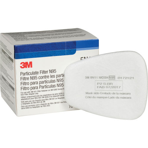 3M 5N11 แผ่นกรองฝุ่นละออง (10 ชิ้น/กล่อง)