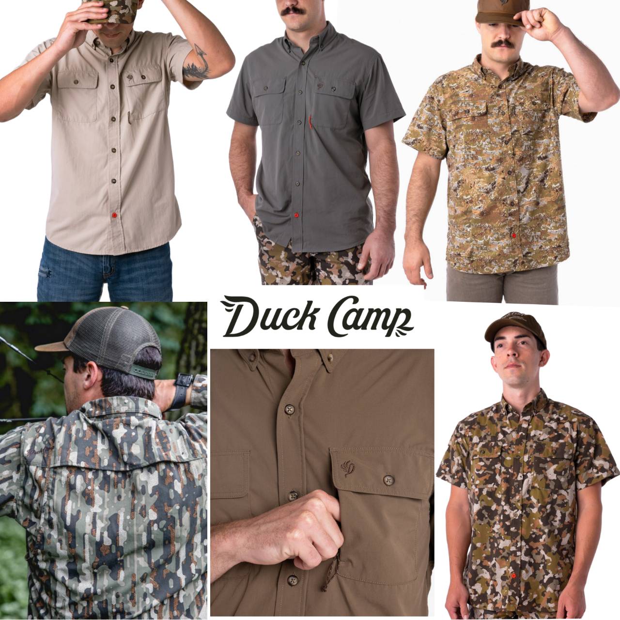 Duck Camp Premium Outdoor Lightweight Hunting Short Sleeve Shirt