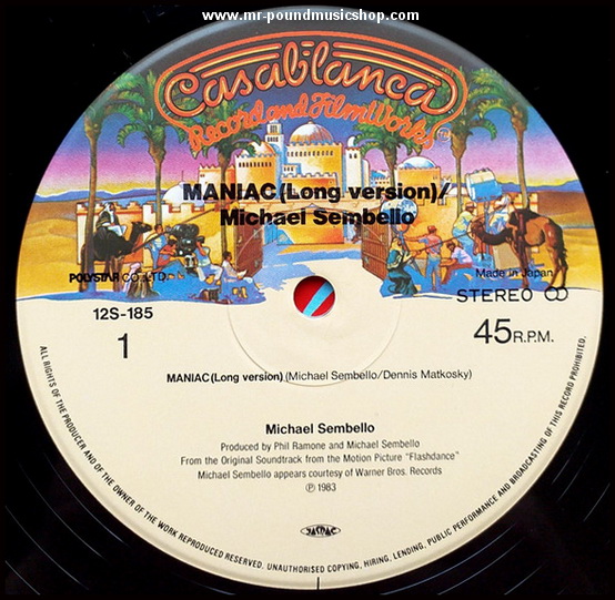 Michael Sembello - Maniac (From the Original Soundtrack from the motion picture "Flashdance")