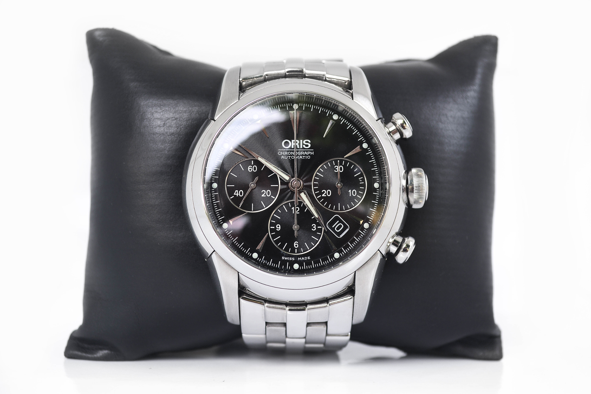 Oris Artelier Date Automatic Chronograph King Size หน้าดำ