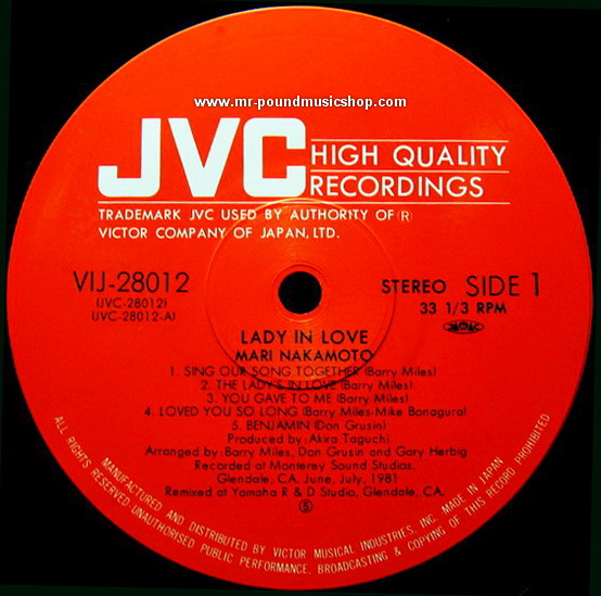 Mari Nakamoto - Lady in Love