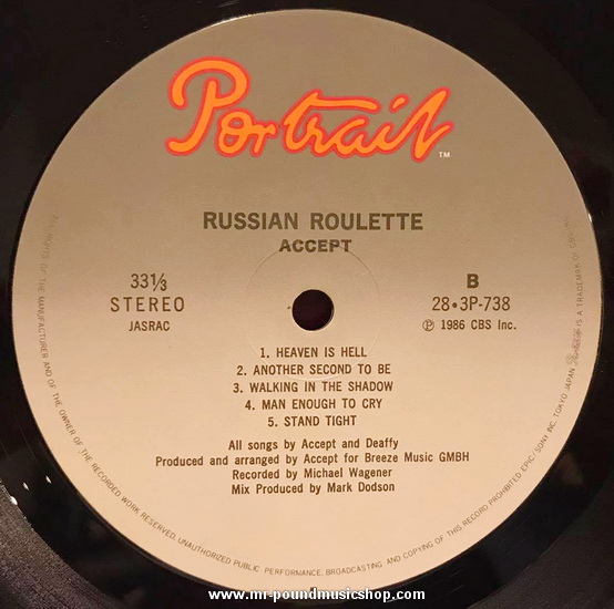 Accept - Russian Roulette