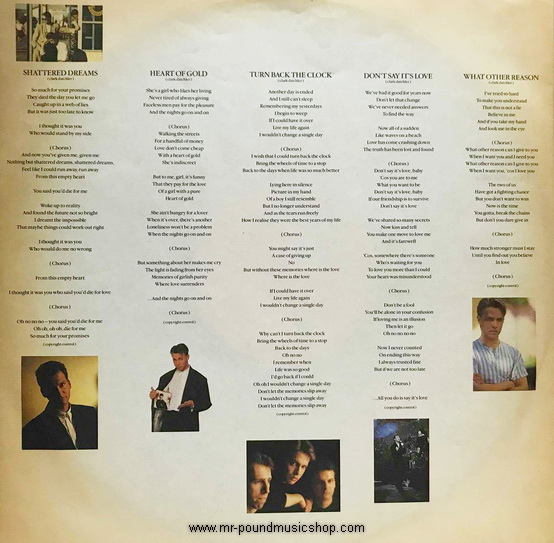 Johnny Hates Jazz -Turn Back The Clock